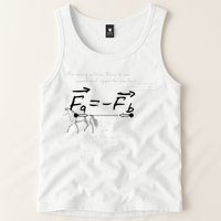 Design With Sir Isaac Newtons Third Law Tank Top