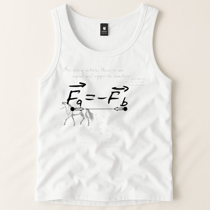 Design With Sir Isaac Newtons Third Law Tank Top