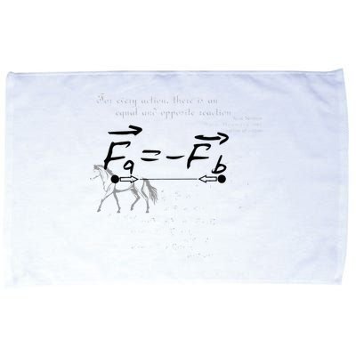 Design With Sir Isaac Newtons Third Law Microfiber Hand Towel