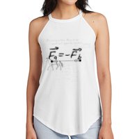 Design With Sir Isaac Newtons Third Law Women's Perfect Tri Rocker Tank