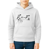 Design With Sir Isaac Newtons Third Law Kids Hoodie