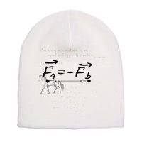 Design With Sir Isaac Newtons Third Law Short Acrylic Beanie