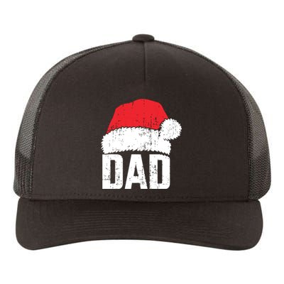 Dad With Santa Claus Hat Matching Family Christmas Pajama Yupoong Adult 5-Panel Trucker Hat