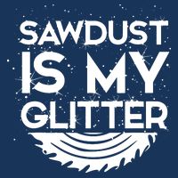 DIY Woodworking Sawdust Design Girl With Tools Gift Drawstring Bag