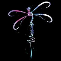 Dragonfly Warrior Semicolon Suicide Prevention Awareness Cooling Performance Crew T-Shirt