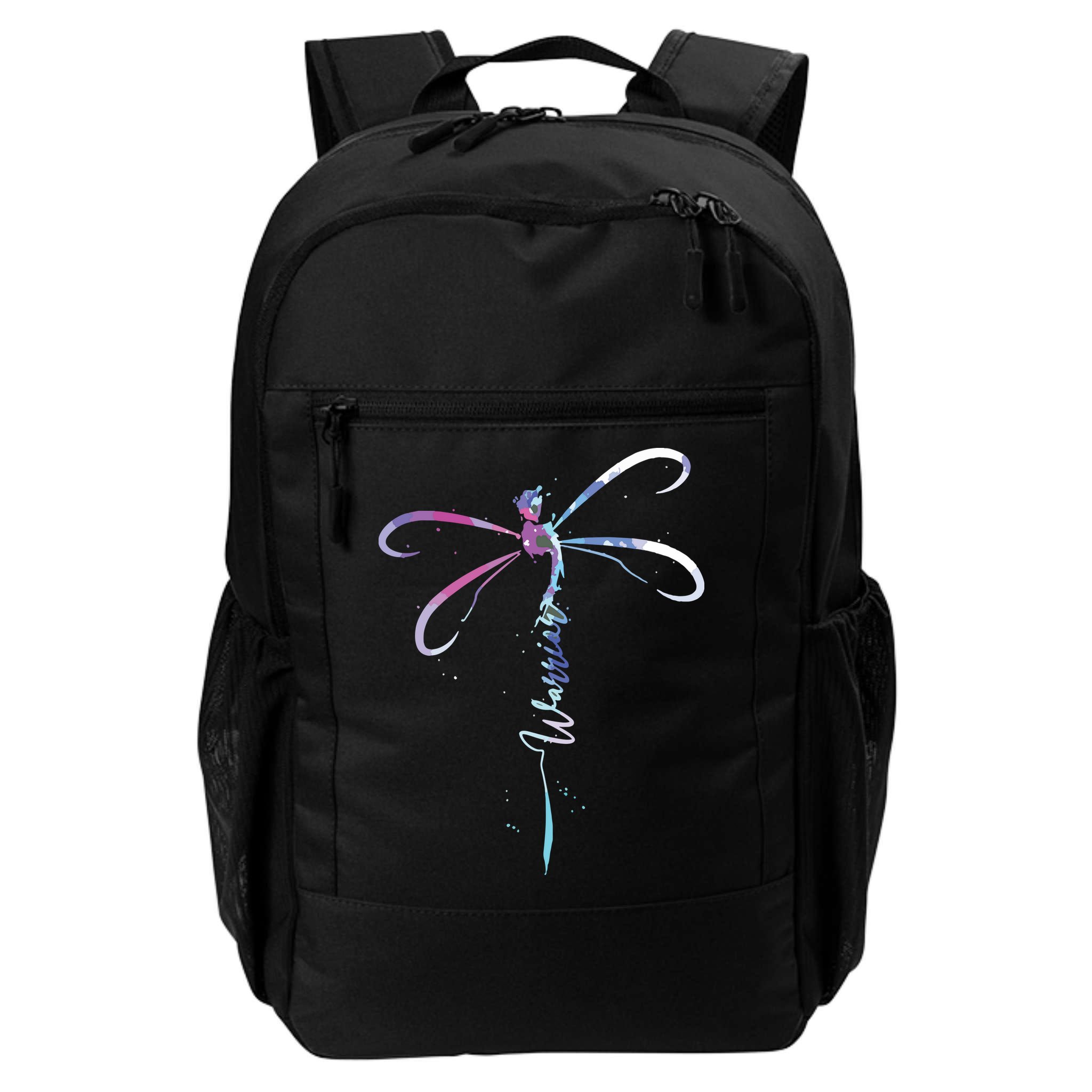 Dragonfly Warrior Semicolon Suicide Prevention Awareness Backpack