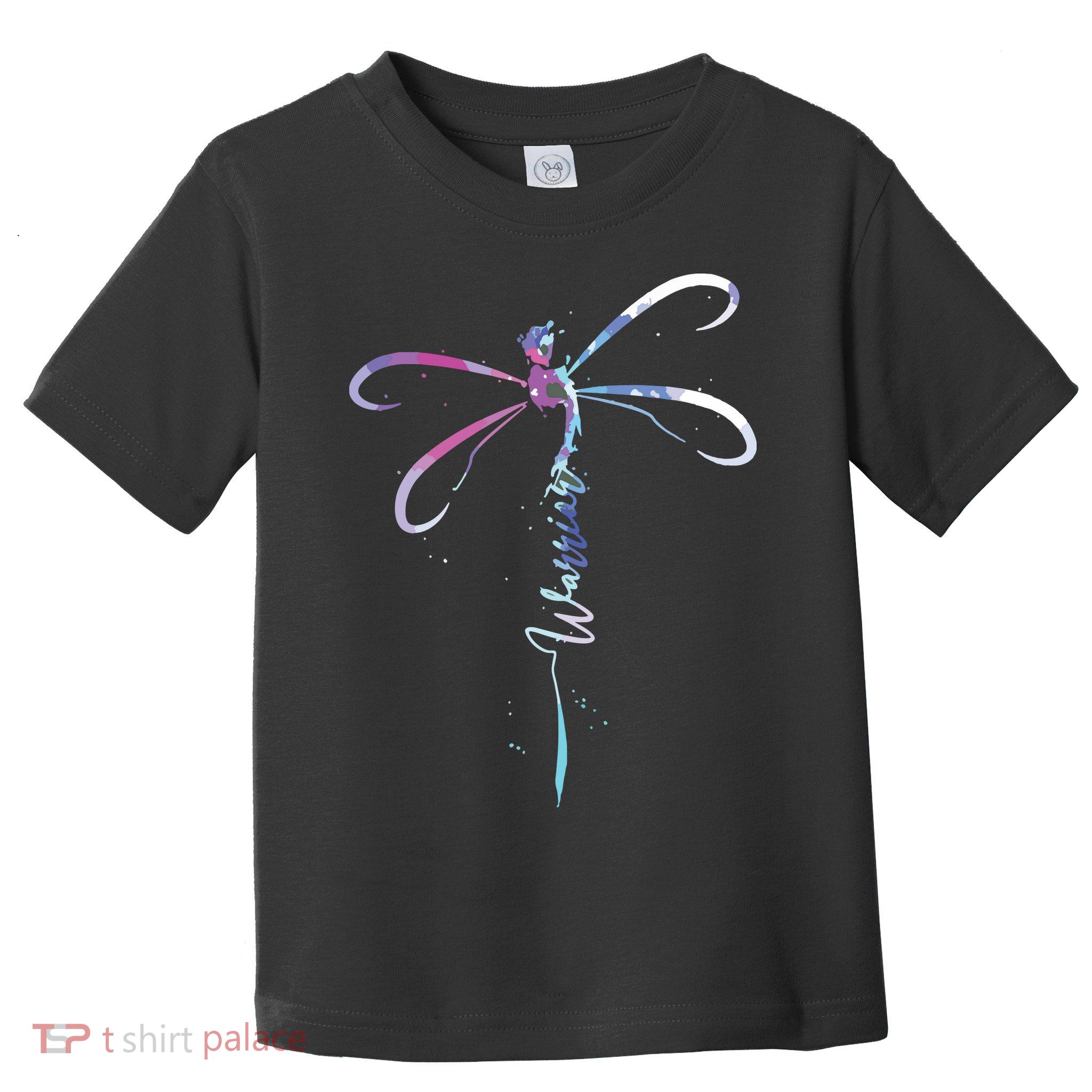 Dragonfly Warrior Semicolon Suicide Prevention Awareness Toddler T-Shirt