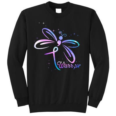 Dragonfly Warrior Suicide Prevention Awareness Sweatshirt