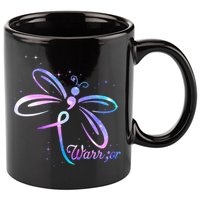 Dragonfly Warrior Suicide Prevention Awareness 11oz C Handle Ceramic Mug
