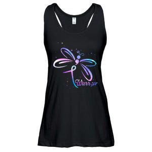 Dragonfly Warrior Suicide Prevention Awareness Ladies Essential Flowy Tank