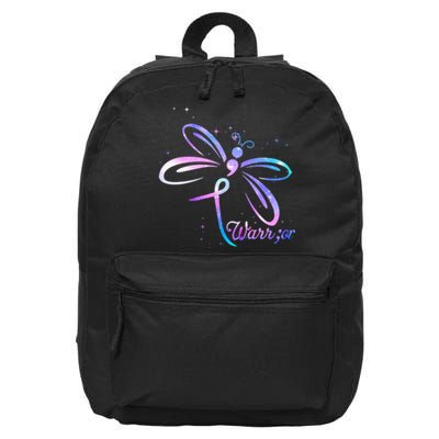 Dragonfly Warrior Suicide Prevention Awareness 16 in Basic Backpack