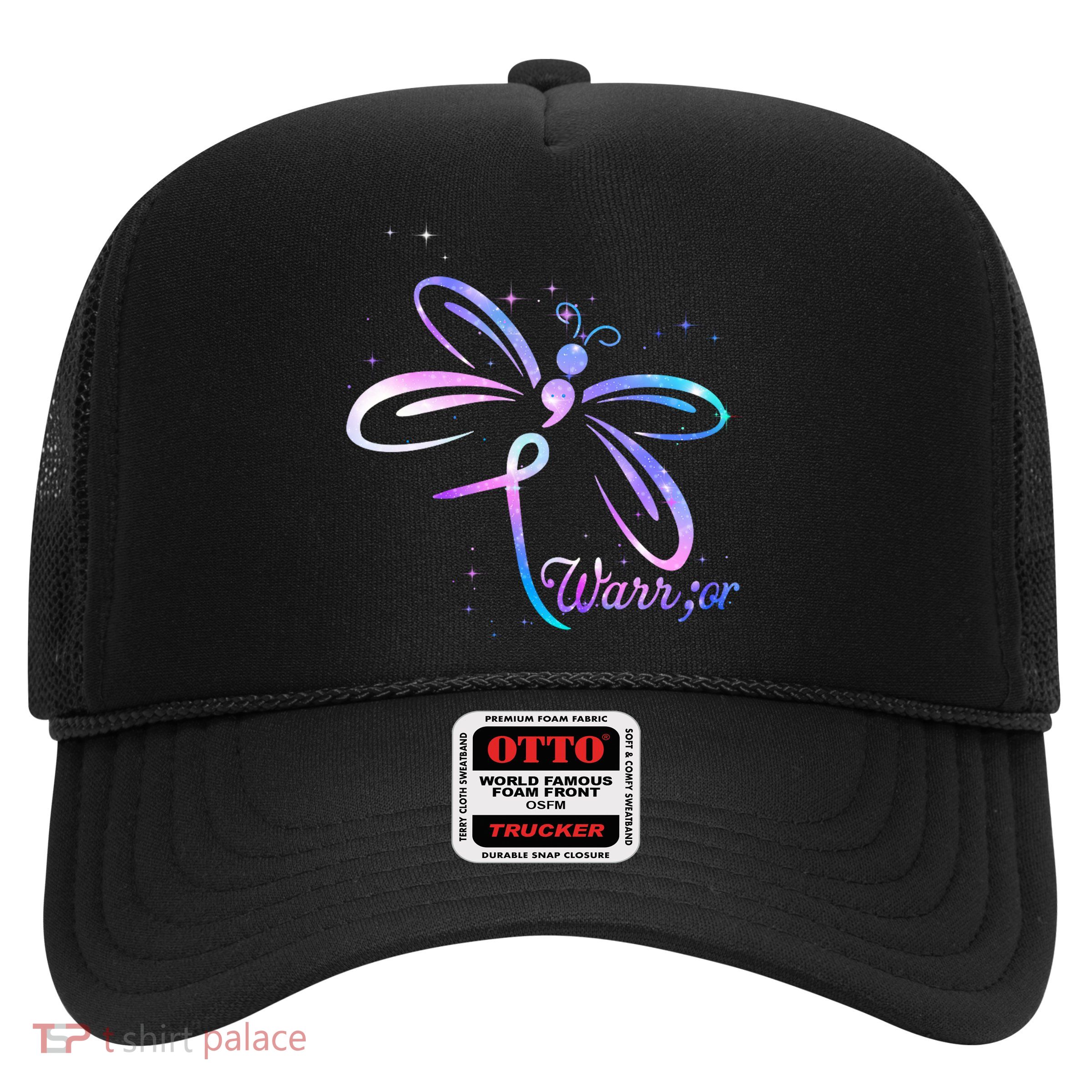 Dragonfly Warrior Suicide Prevention Awareness Trucker Hat