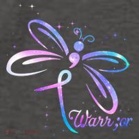Dragonfly Warrior Suicide Prevention Awareness Vector Backpack