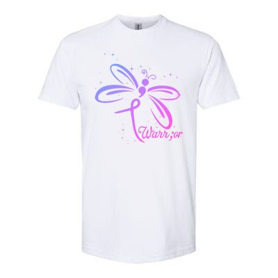 Dragonfly Warrior Suicide Prevention Awareness Softstyle CVC T-Shirt