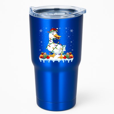 Duck Wearing Santa Hat Xmas Funny Duck Lover Christmas Cool Gift Tumbler