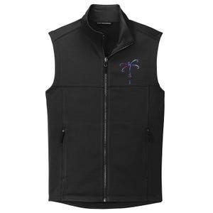 Dragonfly Warrior Semicolon Suicide Prevention Awareness Collective Smooth Fleece Vest