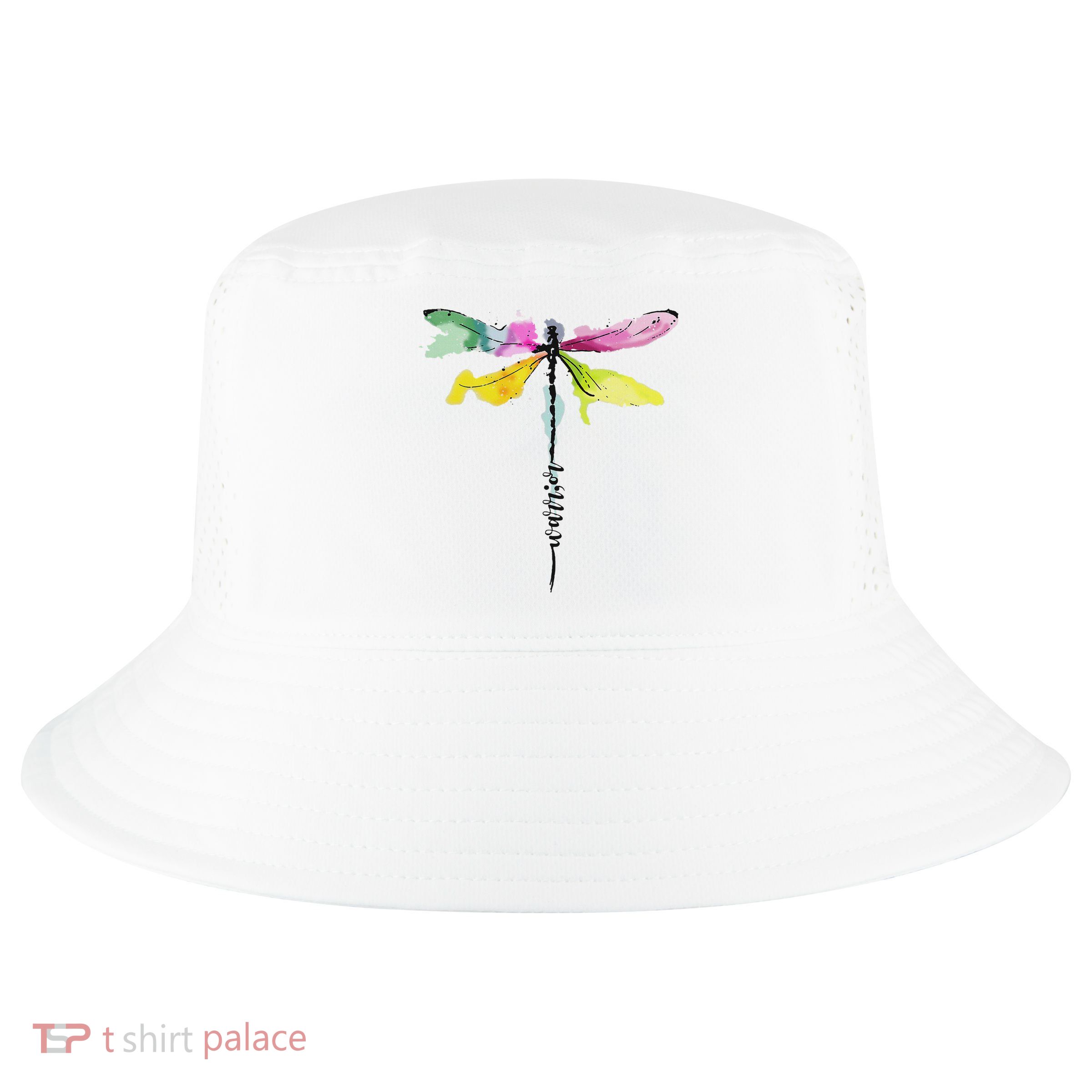 Dragonfly Warrior Semicolon Suicide Prevention Awareness Cool Comfort Performance Bucket Hat