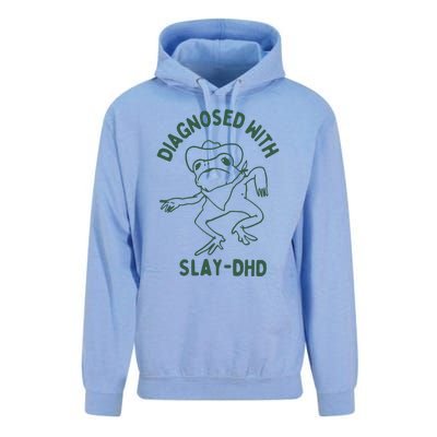 Diagnosed With Slay Dhd Unisex Surf Hoodie