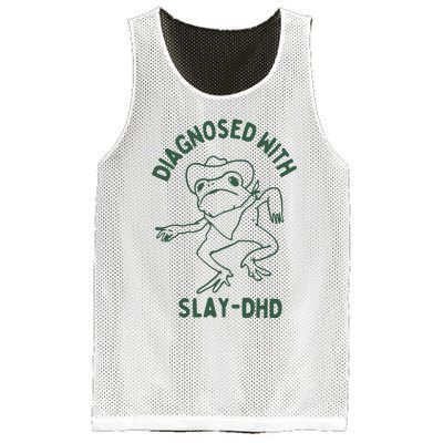 Diagnosed With Slay Dhd Mesh Reversible Basketball Jersey Tank