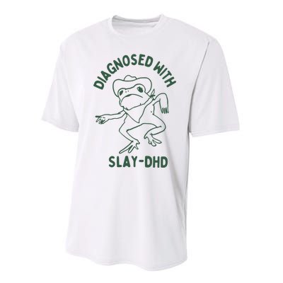 Diagnosed With Slay Dhd Performance Sprint T-Shirt