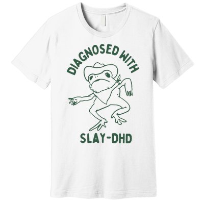 Diagnosed With Slay Dhd Premium T-Shirt