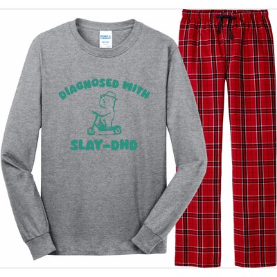 Diagnosed With Slay Dhd Long Sleeve Pajama Set