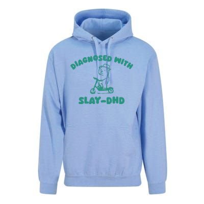 Diagnosed With Slay Dhd Unisex Surf Hoodie