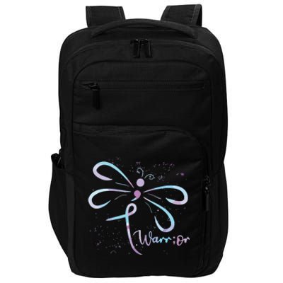 Dragonfly Warrior Semicolon Suicide Prevention Awareness Impact Tech Backpack