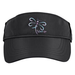 Dragonfly Warrior Semicolon Suicide Prevention Awareness Adult Drive Performance Visor