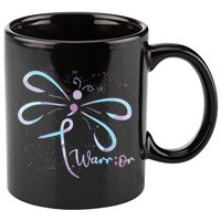 Dragonfly Warrior Semicolon Suicide Prevention Awareness 11oz C Handle Ceramic Mug