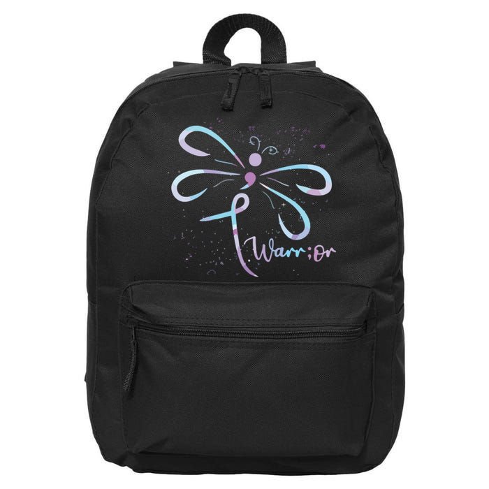 Dragonfly Warrior Semicolon Suicide Prevention Awareness 16 in Basic Backpack