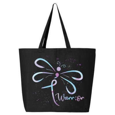 Dragonfly Warrior Semicolon Suicide Prevention Awareness 25L Jumbo Tote