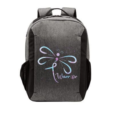 Dragonfly Warrior Semicolon Suicide Prevention Awareness Vector Backpack