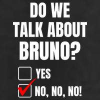 Do We Talk About Bruno No No No Funny Check Mark Knit Cap Winter Beanie