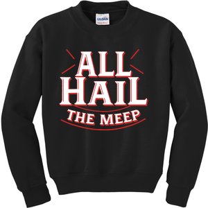 Doctor_ Who The Meep Funny All Hail The Meep Kids Sweatshirt