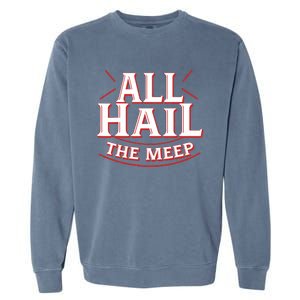 Doctor_ Who The Meep Funny All Hail The Meep Garment-Dyed Sweatshirt