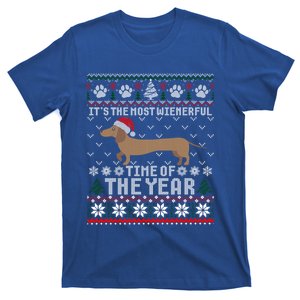 Dachshund Wienerful Time Of The Year Christmas Ugly Meaningful Gift T-Shirt