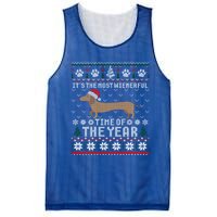 Dachshund Wienerful Time Of The Year Christmas Ugly Meaningful Gift Mesh Reversible Basketball Jersey Tank