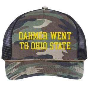 Dahmer Went To Ohio Michigan Fan Wearing ESPN Shows Trending Retro Rope Trucker Hat Cap