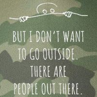DonT Want To Go Outside There Are People Funny Geek Legacy Tie Dye Trucker Hat