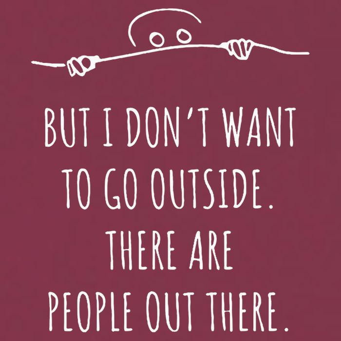 DonT Want To Go Outside There Are People Funny Geek 16oz Travel Tumbler