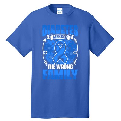 Diabetes Warrior Type 1 Diabetic Diabetes Awareness Gift Tall T-Shirt