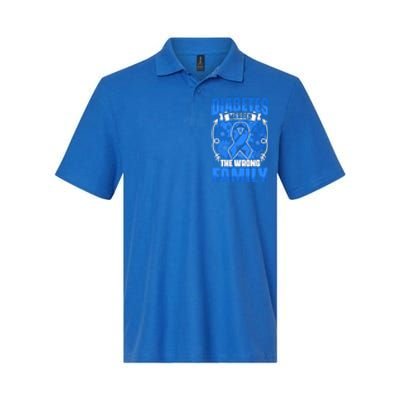 Diabetes Warrior Type 1 Diabetic Diabetes Awareness Gift Softstyle Adult Sport Polo