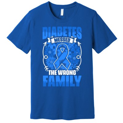 Diabetes Warrior Type 1 Diabetic Diabetes Awareness Gift Premium T-Shirt