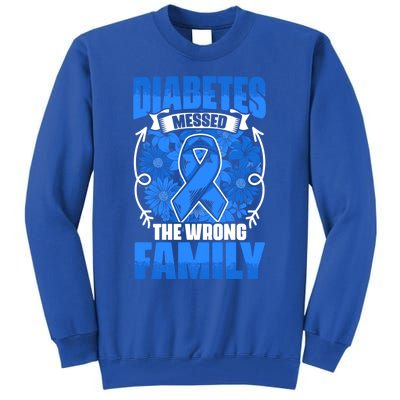 Diabetes Warrior Type 1 Diabetic Diabetes Awareness Gift Tall Sweatshirt