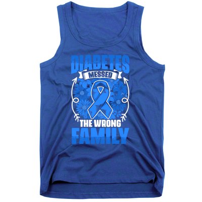 Diabetes Warrior Type 1 Diabetic Diabetes Awareness Gift Tank Top