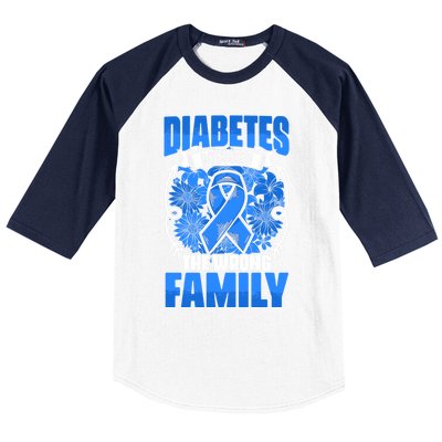 Diabetes Warrior Type 1 Diabetic Diabetes Awareness Gift Baseball Sleeve Shirt