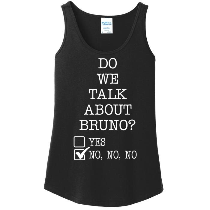 Do We Talk About Bruno Funny Ladies Essential Tank