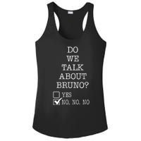 Do We Talk About Bruno Funny Ladies PosiCharge Competitor Racerback Tank