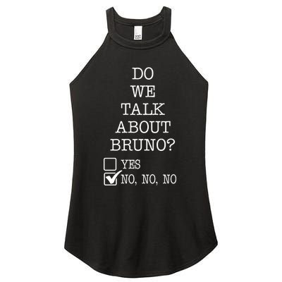 Do We Talk About Bruno Funny Women's Perfect Tri Rocker Tank